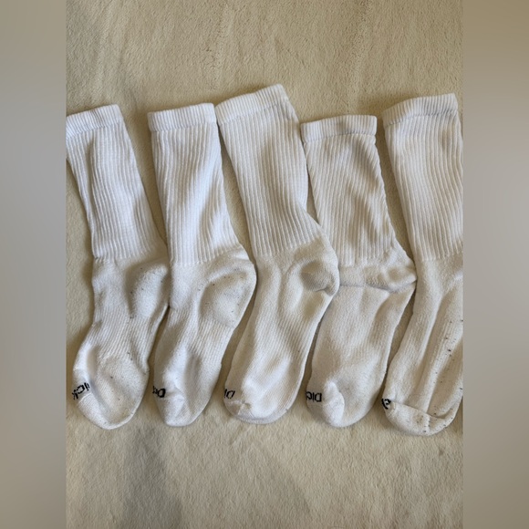 5 Pairs of Dickies White Crew Socks - Picture 2 of 3